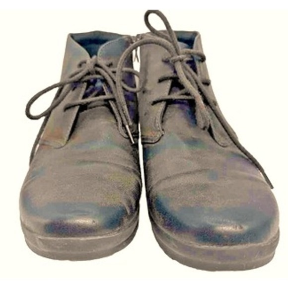 Clarks Women Cloudsteppers Caddlell Rush Brown Ankle Boots 10 Leather Side Zip - Picture 4 of 9